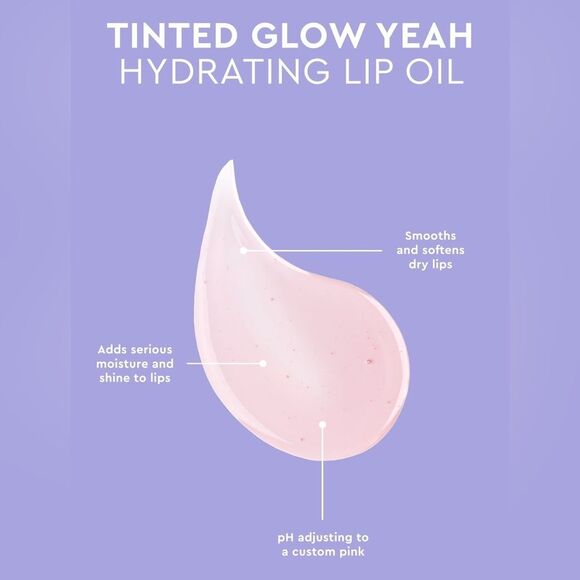 Florence by Mills Tinted Glow Yeah Lip Oil (Ph adjusting vegan lip oil) - Picture 2 of 4